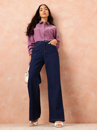 all about you Drop-Shoulder Sleeves Regular Fit Casual Shirt