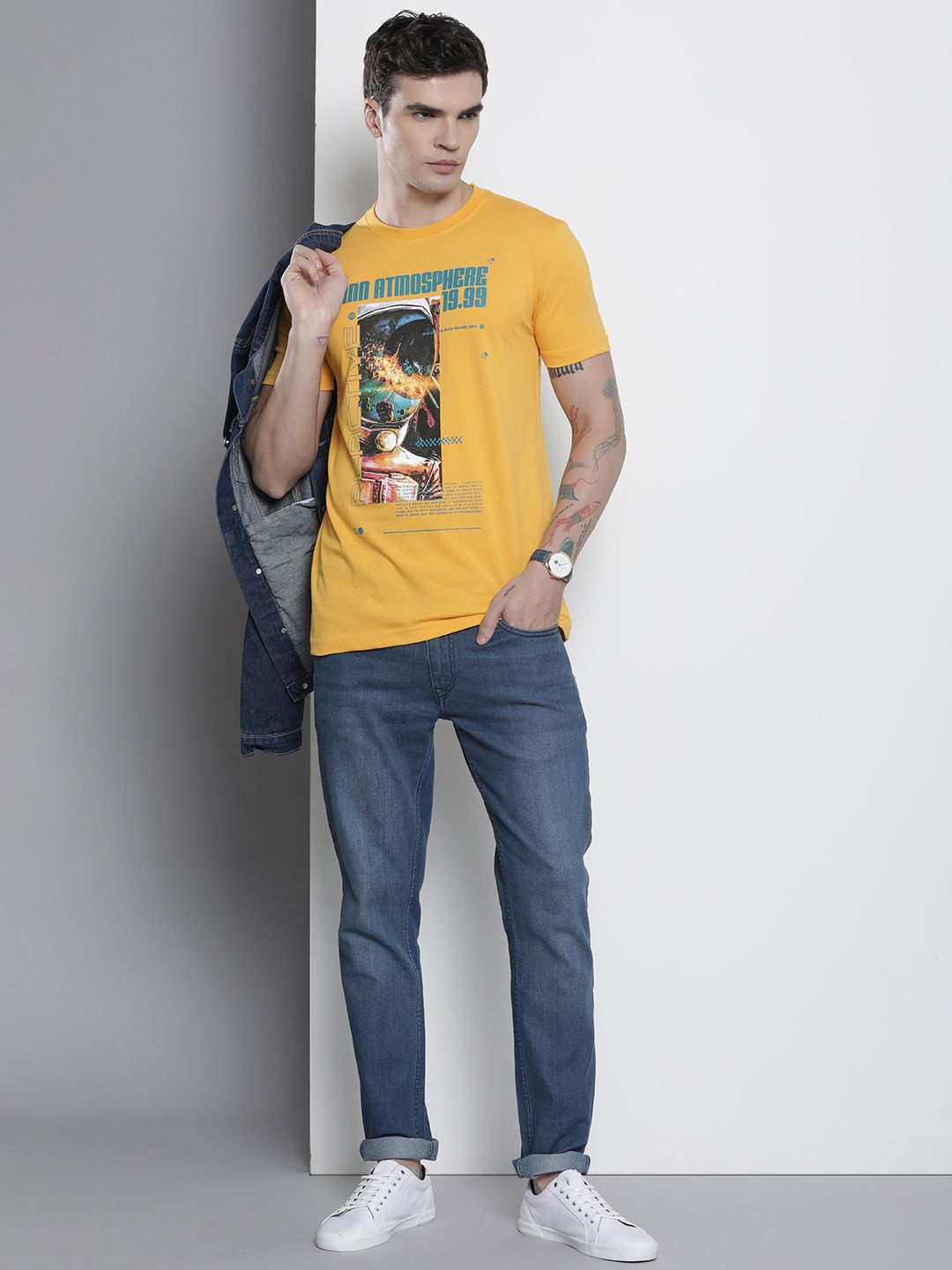 The Indian Garage Co Men Printed T-shirt