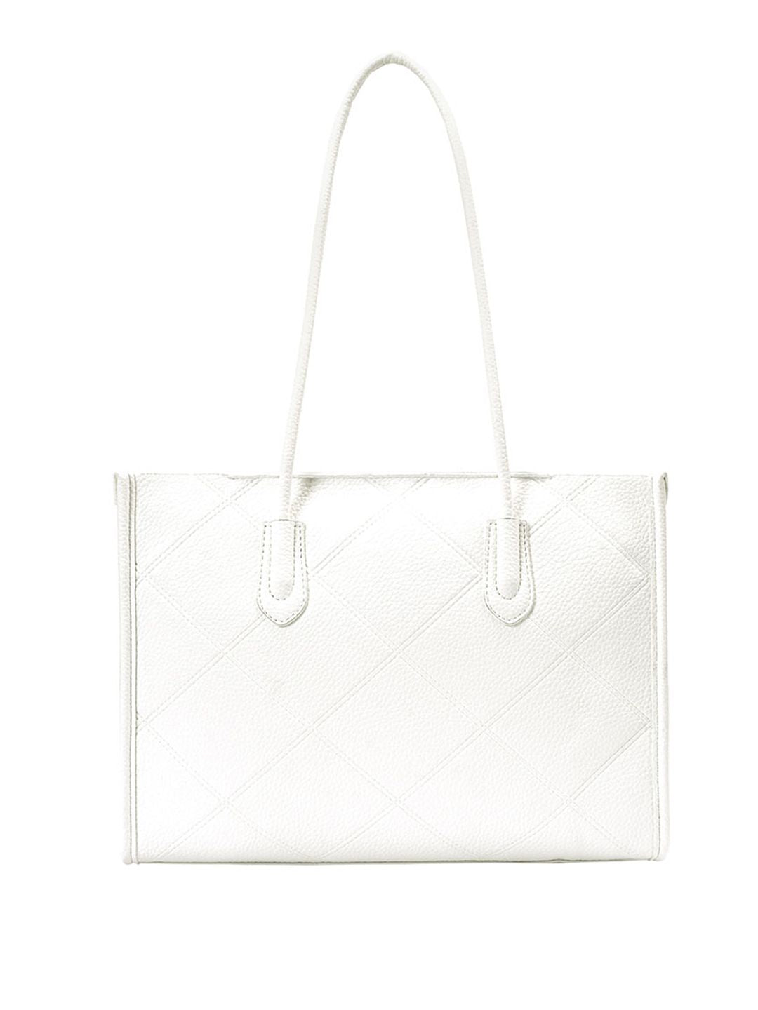 Lino Perros Textured Structured Shoulder Bag With Pouch
