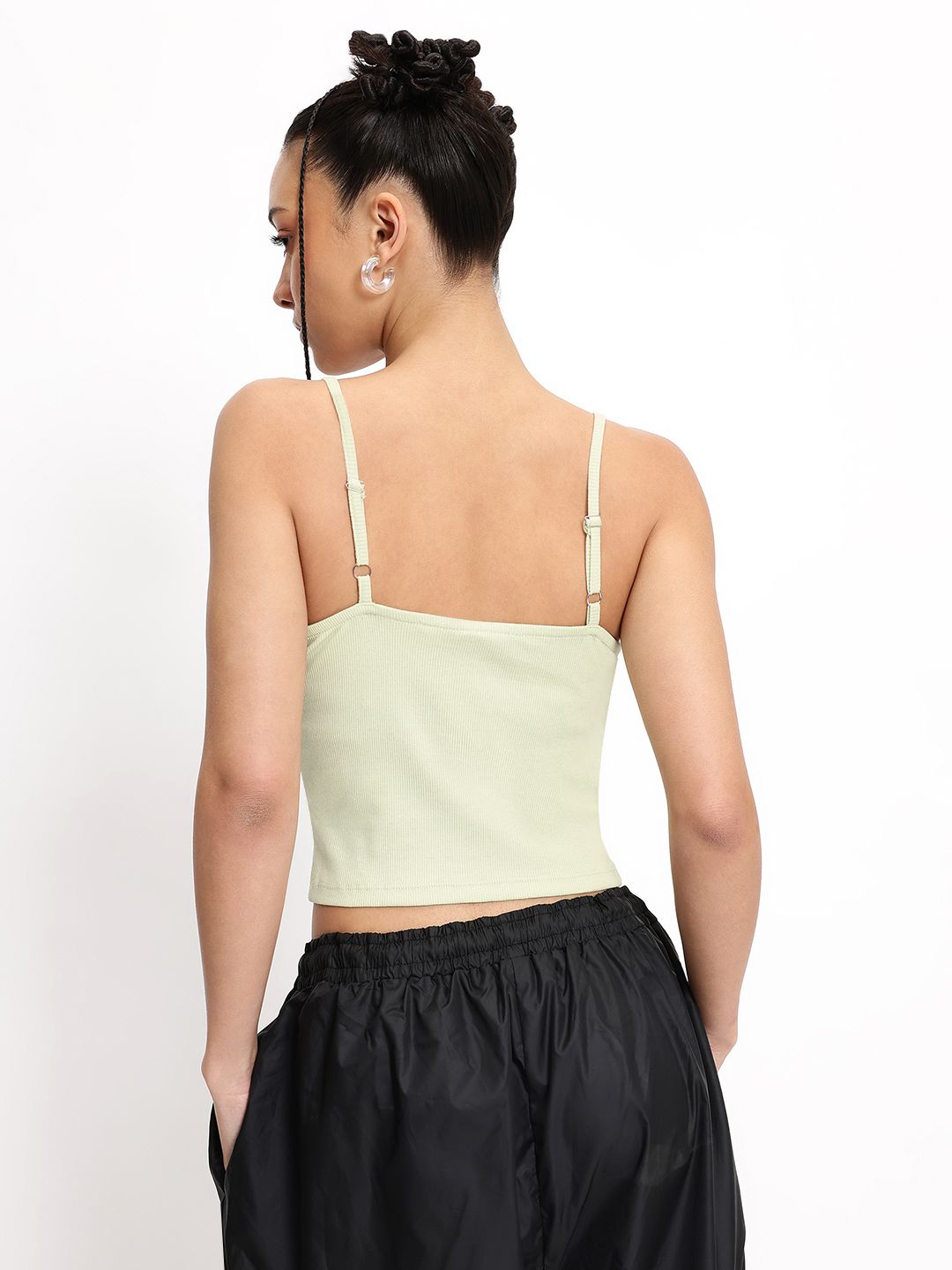DressBerry Boss Babe Bodice Ribbed Corset Top