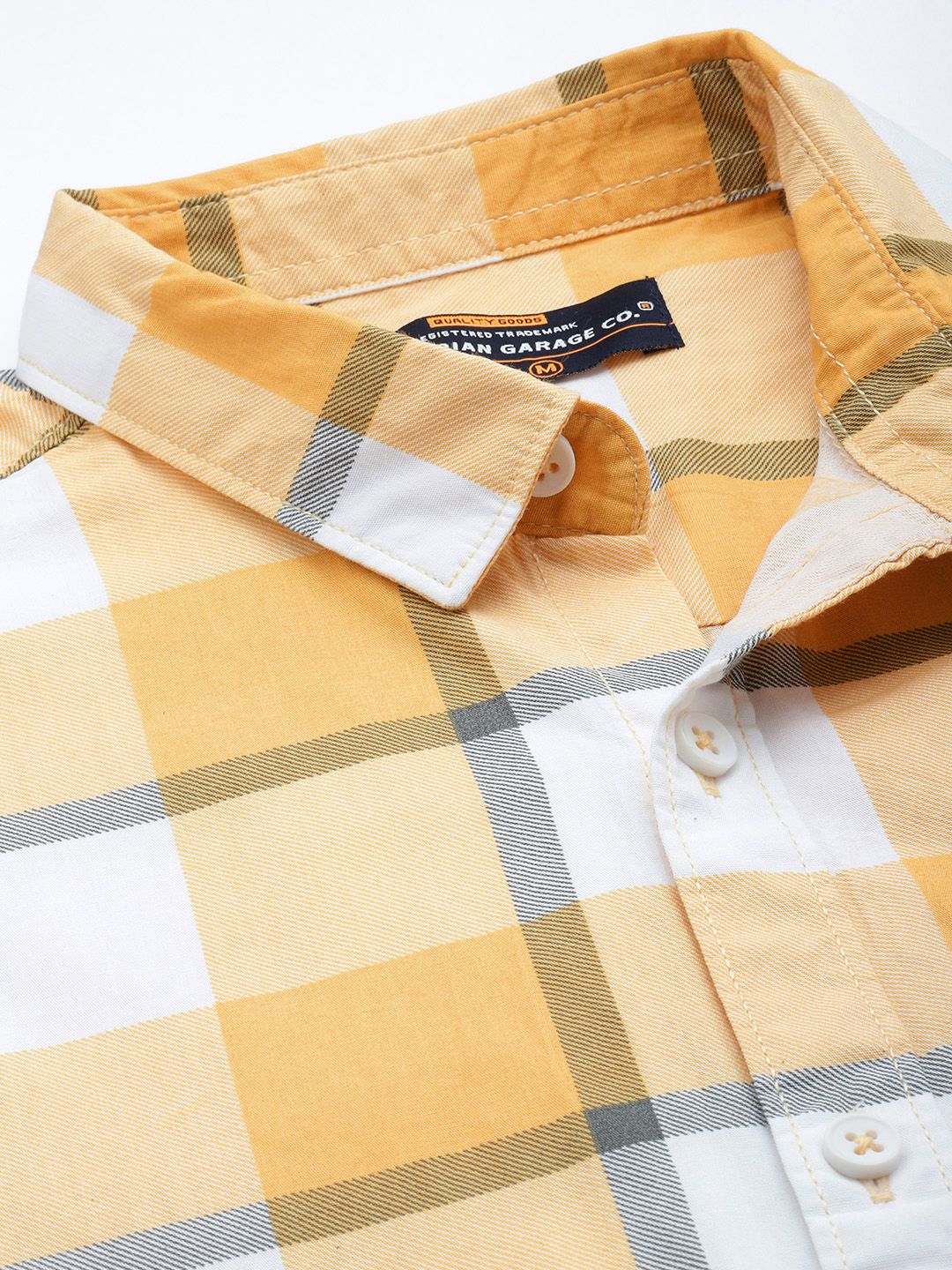 The Indian Garage Co Men Checked Cotton Casual Shirt
