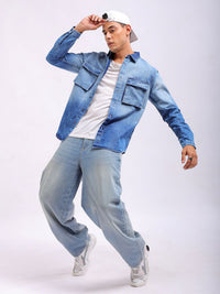 The Indian Garage Co Faded Spread Collar Long Sleeves Casual Shirt