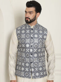 SOJANYA Jaket Nehru Sulam Lelaki