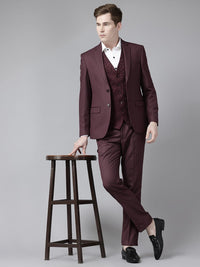 Park Avenue Textured Party Blazer & Trousers with Waistcoat