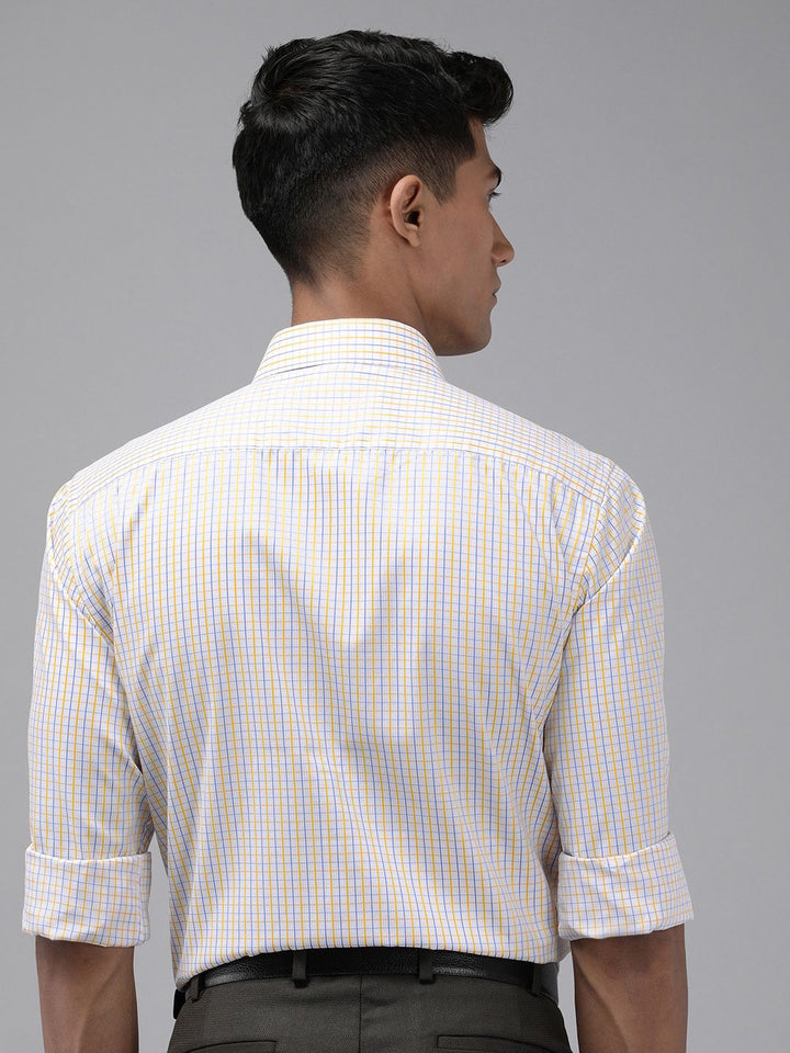 Park Avenue Slim Fit Checked Formal Shirt