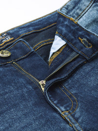 The Indian Garage Co Men Slim Fit Light Fade Stretchable Jeans