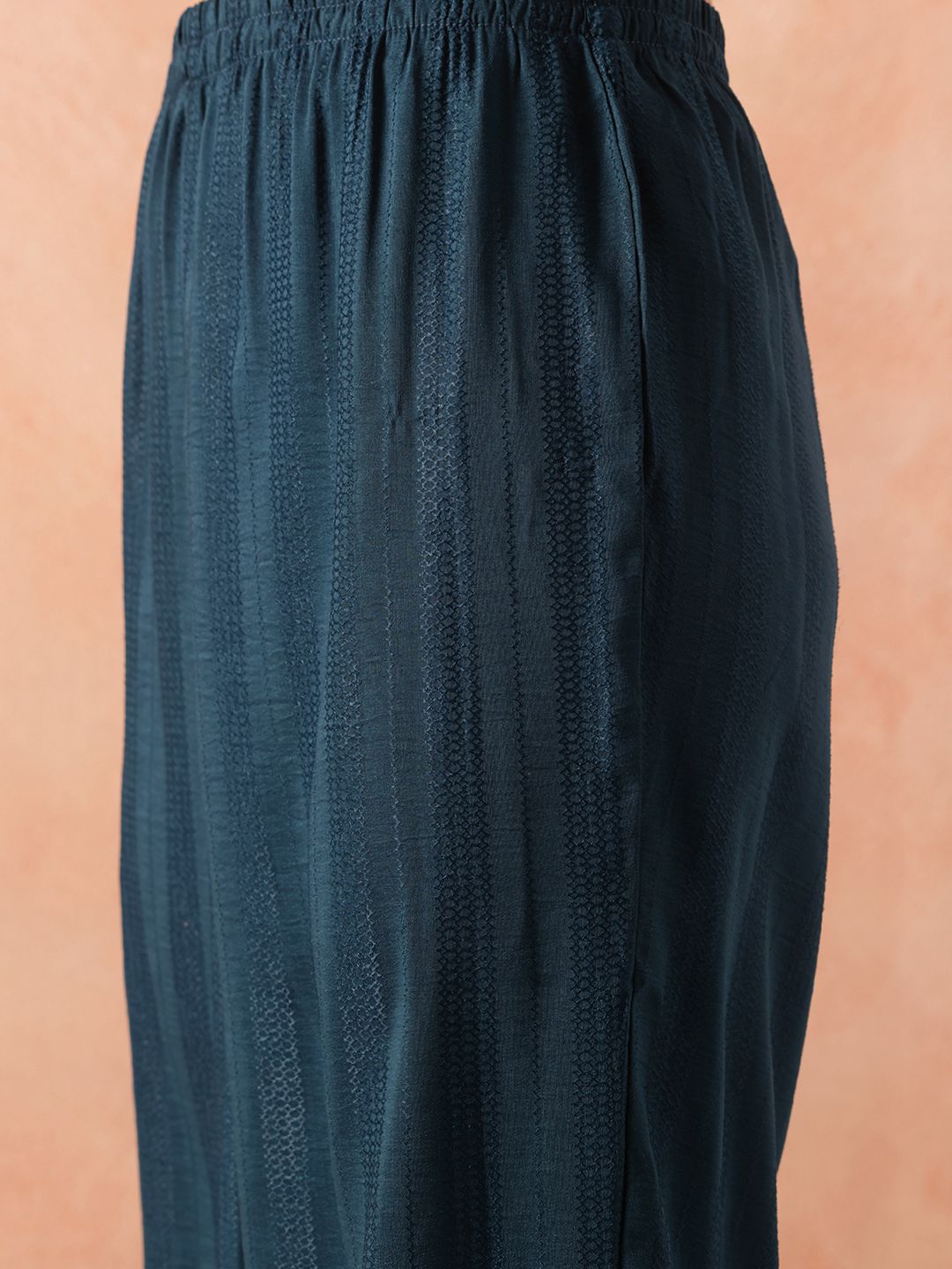 all about you Self Striped Top & Trouser
