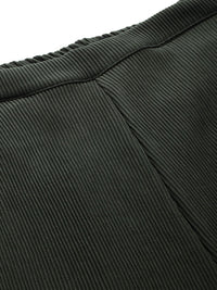 DressBerry Women Ribbed Flared Bootcut Trousers