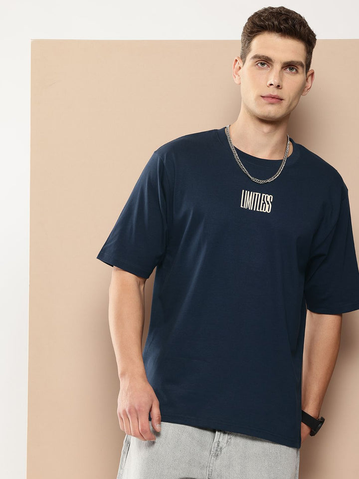 Difference of Opinion Men Graphic Printed Oversized T-shirt
