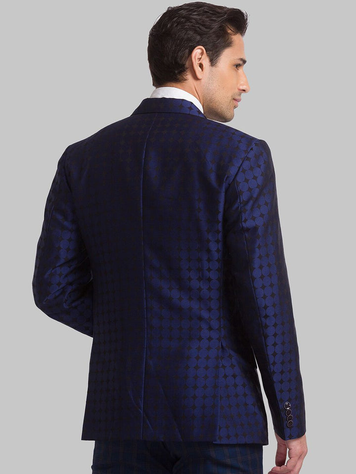 Park Avenue Men Printed Super Slim-Fit Single-Breasted Two-Piece Formal Suit