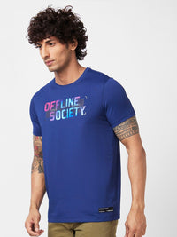 SPYKAR Typography Printed Slim Fit Cotton Casual T-Shirt