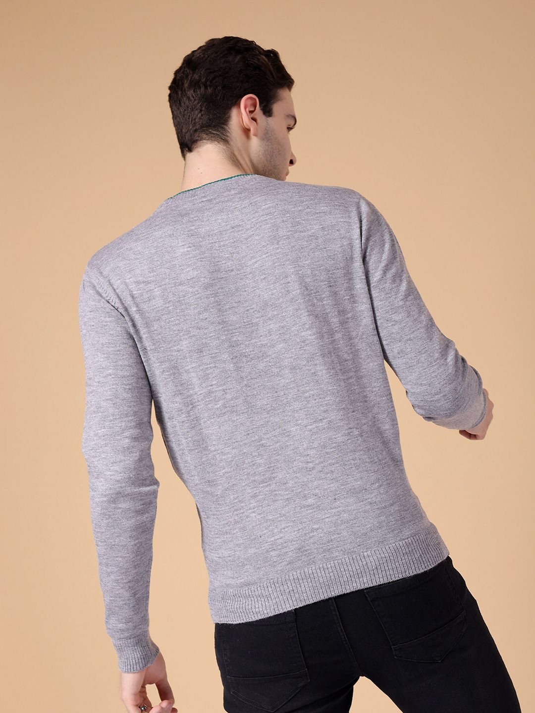 The Indian Garage Co Typography Printed Pullover Sweater