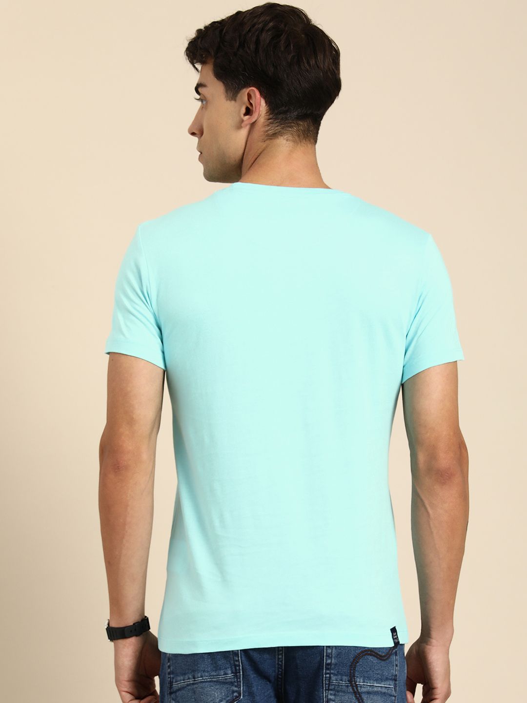 Being Human Pure Cotton Graphic Printed T-shirt