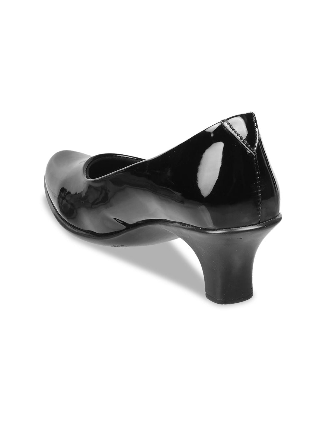 Metro Women Black Block Pumps