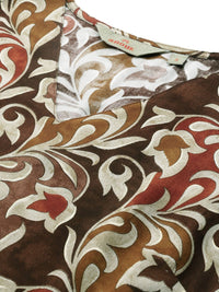 Anouk Ethnic Motifs Printed Straight Kurta