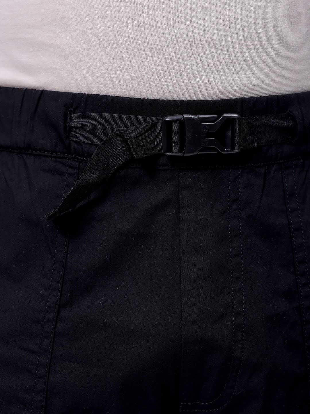 The Indian Garage Co Men Relaxed Fit Pure Cotton Utility Cargo Jogger