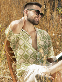 Campus Sutra Men Comfort Printed Casual Shirt