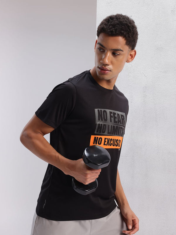 HRX by Hrithik Roshan Printed Rapid-Dry Training T-shirt