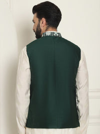 SOJANYA LUXE Jaket Nehru Kolar Mandarin Sulam Lelaki