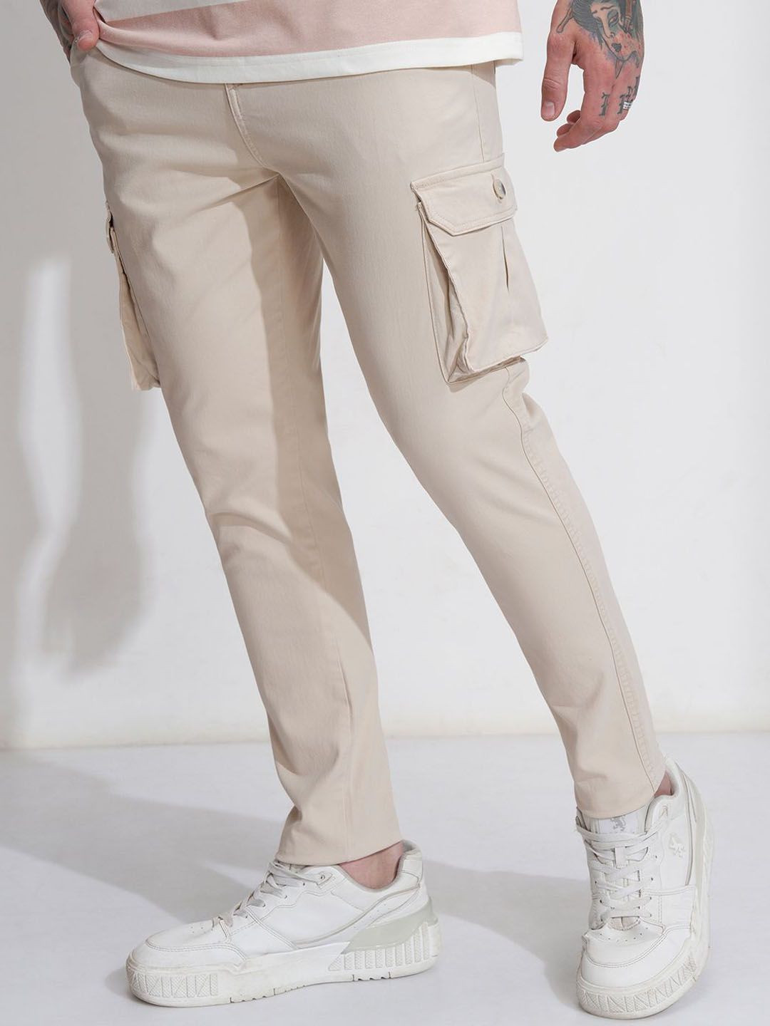 HIGHLANDER Men Comfort Cargos Trousers