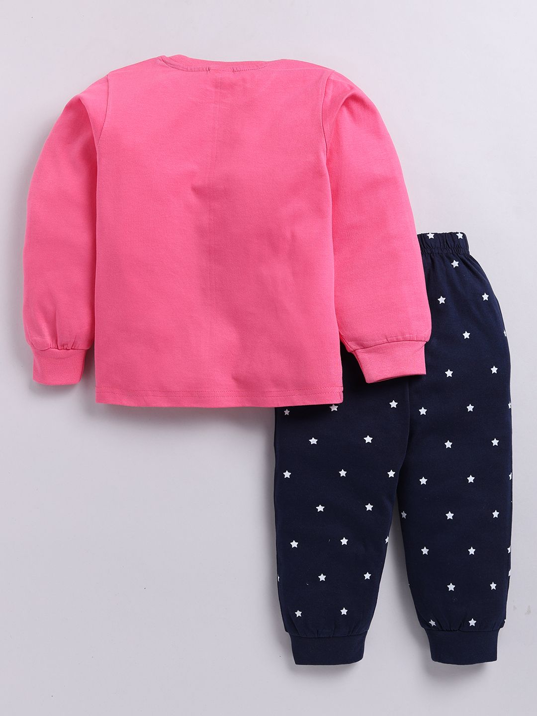 Moms Love Girls Printed Pure Cotton T-Shirt With Joggers