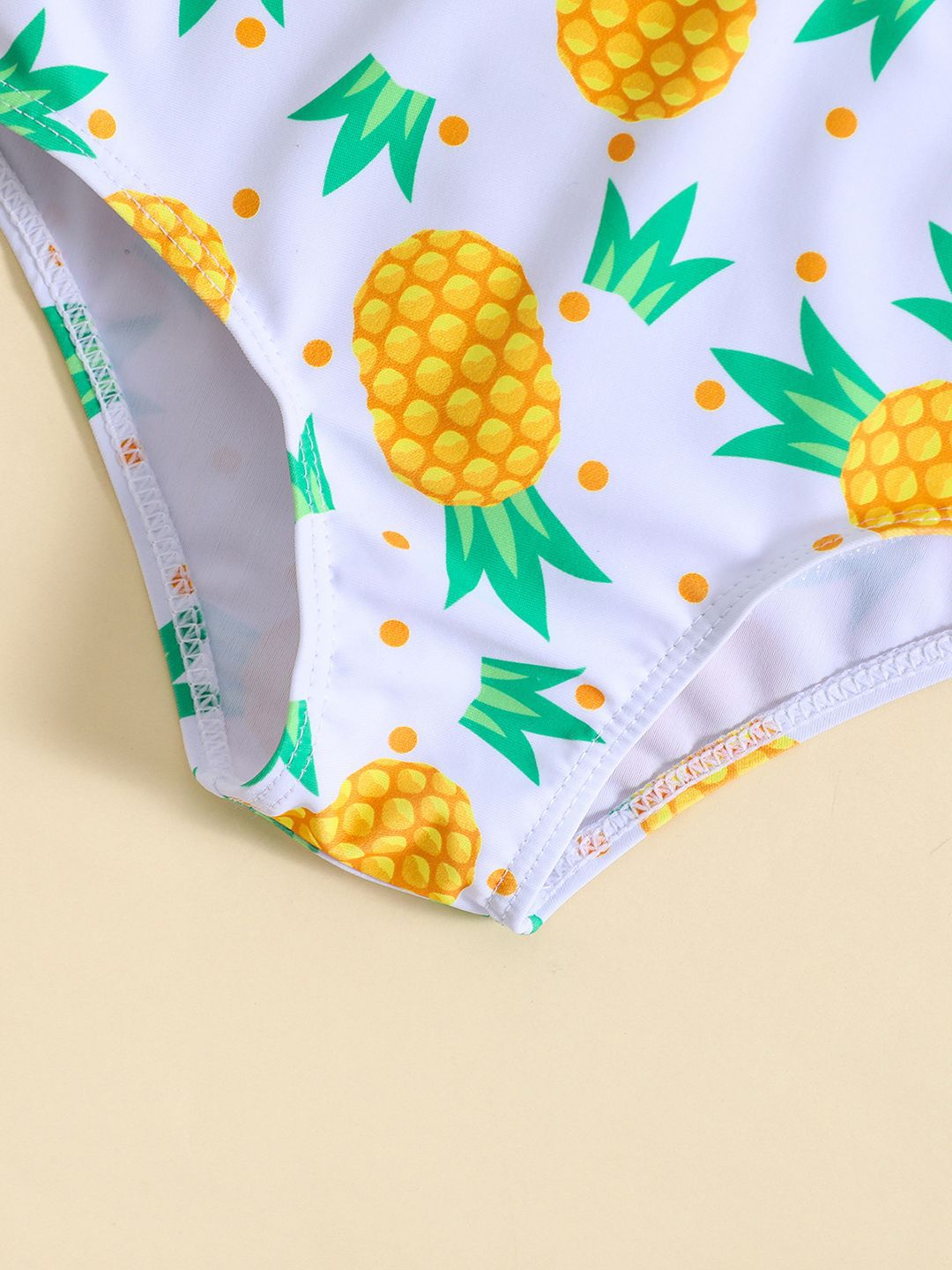 YK Infant Girls Printed Top & Briefs Swim Set