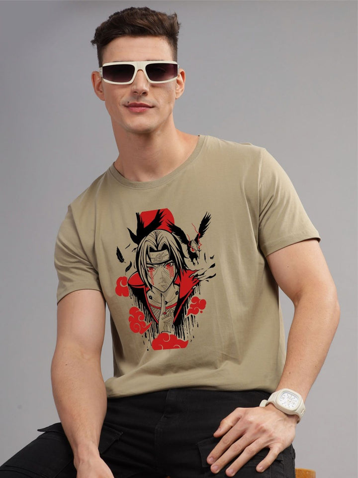 ADRO Men Typography Printed Applique T-shirt