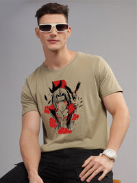 ADRO Men Typography Printed Applique T-shirt