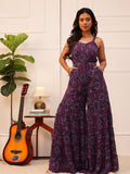 Wanita quiero mencetak jumpsuit asas