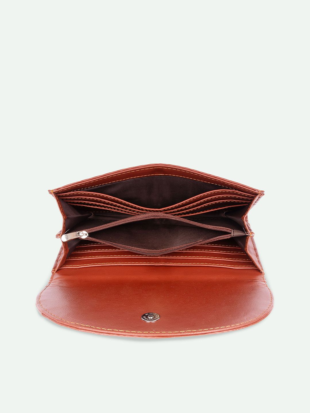 ZOUK Women Printed Ikat Wave Kyra Leather Envelope Wallet