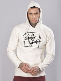 ADRO Men Cotton Printed Hooded Pullover Sweatshirt