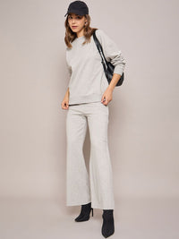 SASSAFRAS BASICS  Women Regular Fit Wide Leg Track Pants