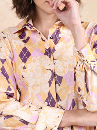 Rareism Women Printed Fit & Flare Dress