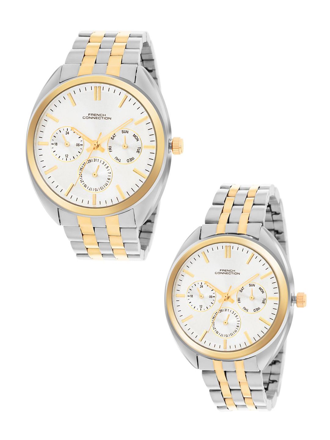 Sambungan Perancis Sambungan Analog Multi Function Watches FCN0113TM