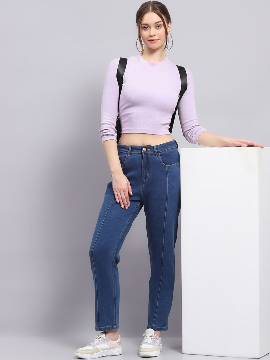 Monte Carlo Women Mid-Rise Regular Fit Jeans