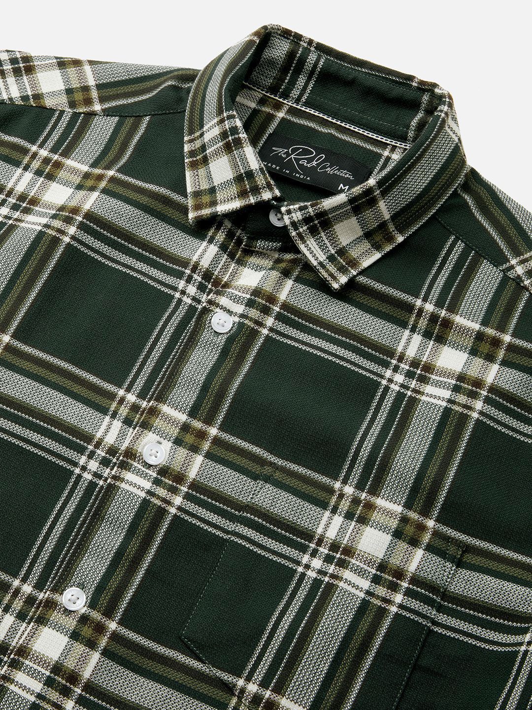 VASTRADO Classic Evergreen Broad Checked Slim Fit Pure Cotton Casual Shirt