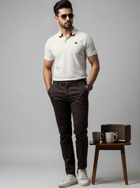 Tshirts ADRO Men Off White Cotton
