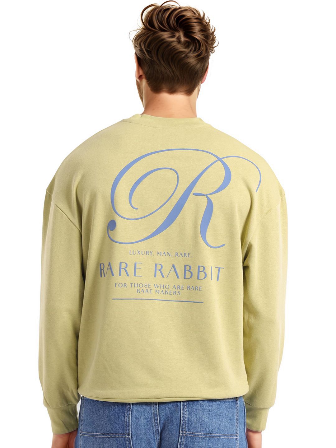 RARE RABBIT Men Cotton Sweatshirt