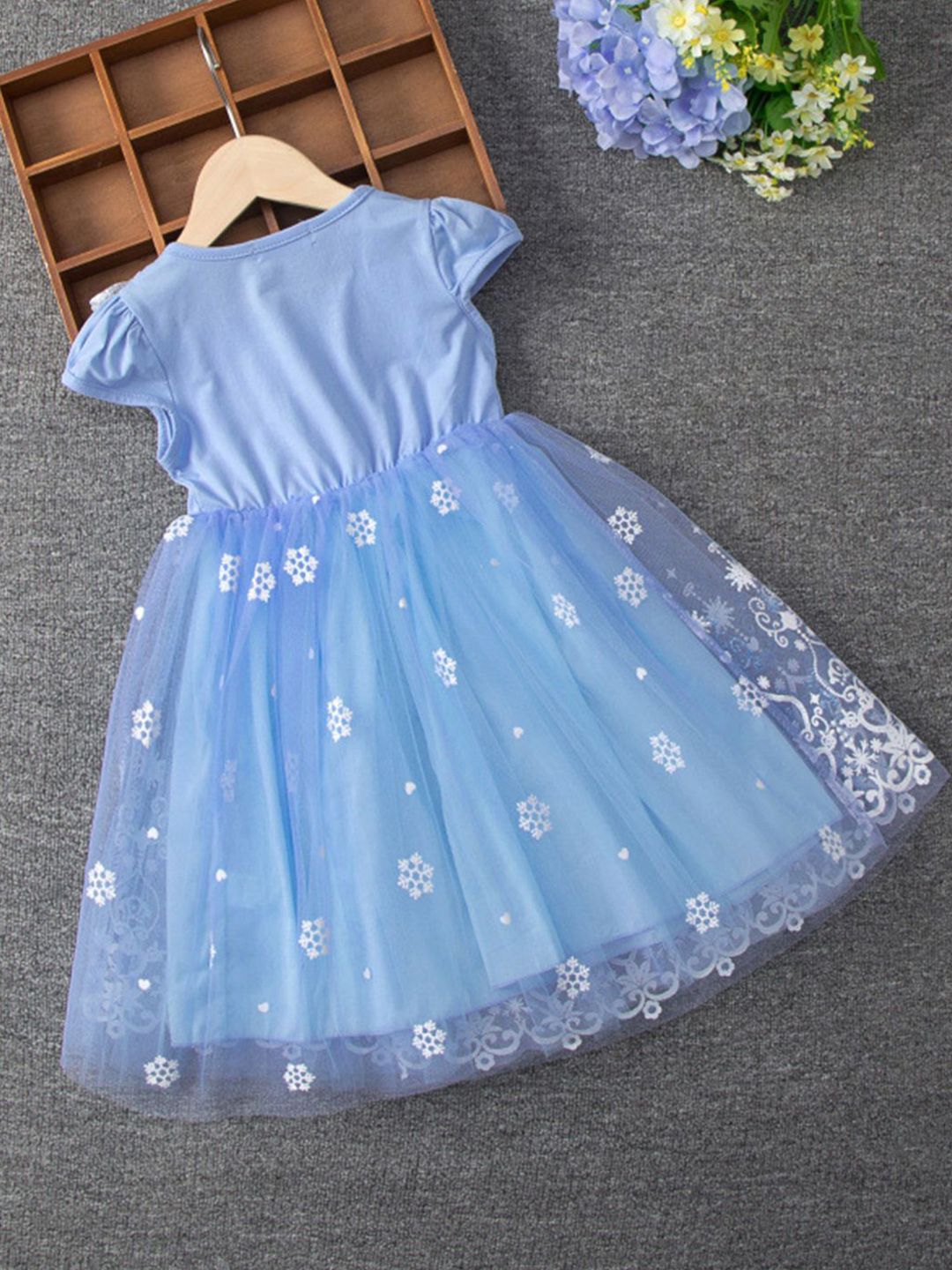YK Girls Hiasan Fit & Flare Dress