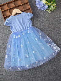 YK Girls Hiasan Fit & Flare Dress
