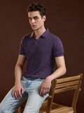 THE BEAR HOUSE Men Polo Collar Slim Fit T-shirt