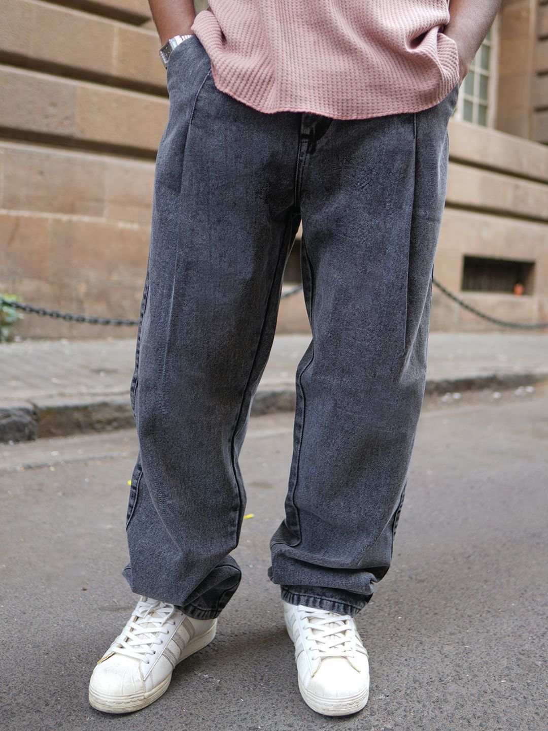 Powerlook Men Baggy Fit Cotton Jeans
