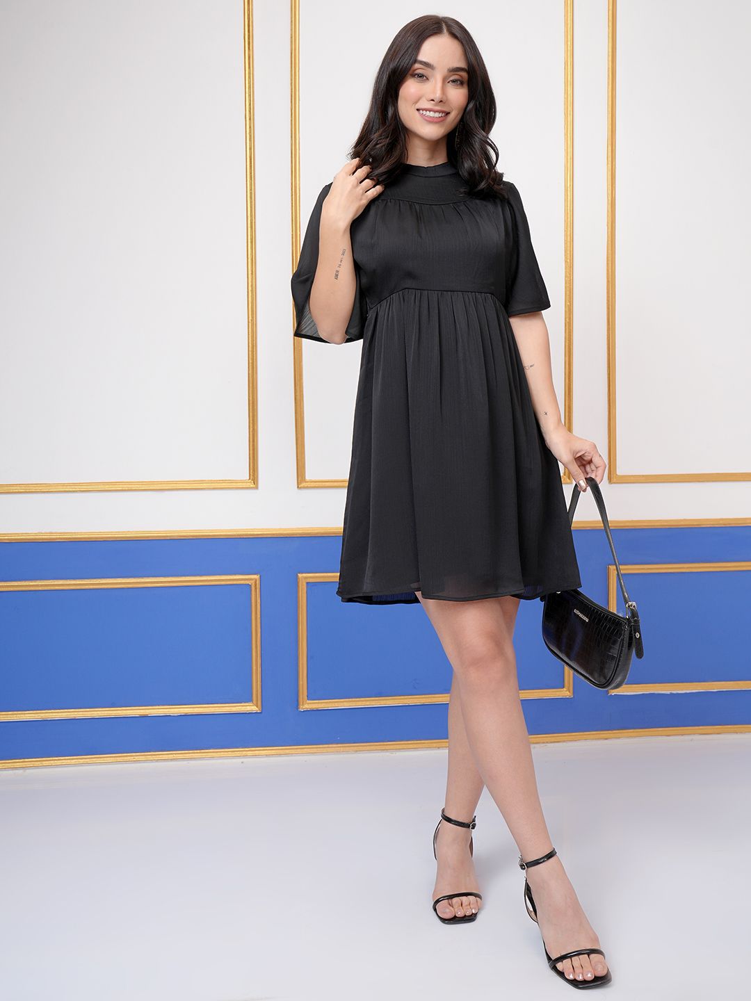 Vishudh Women Fit & Flare Mini Dress