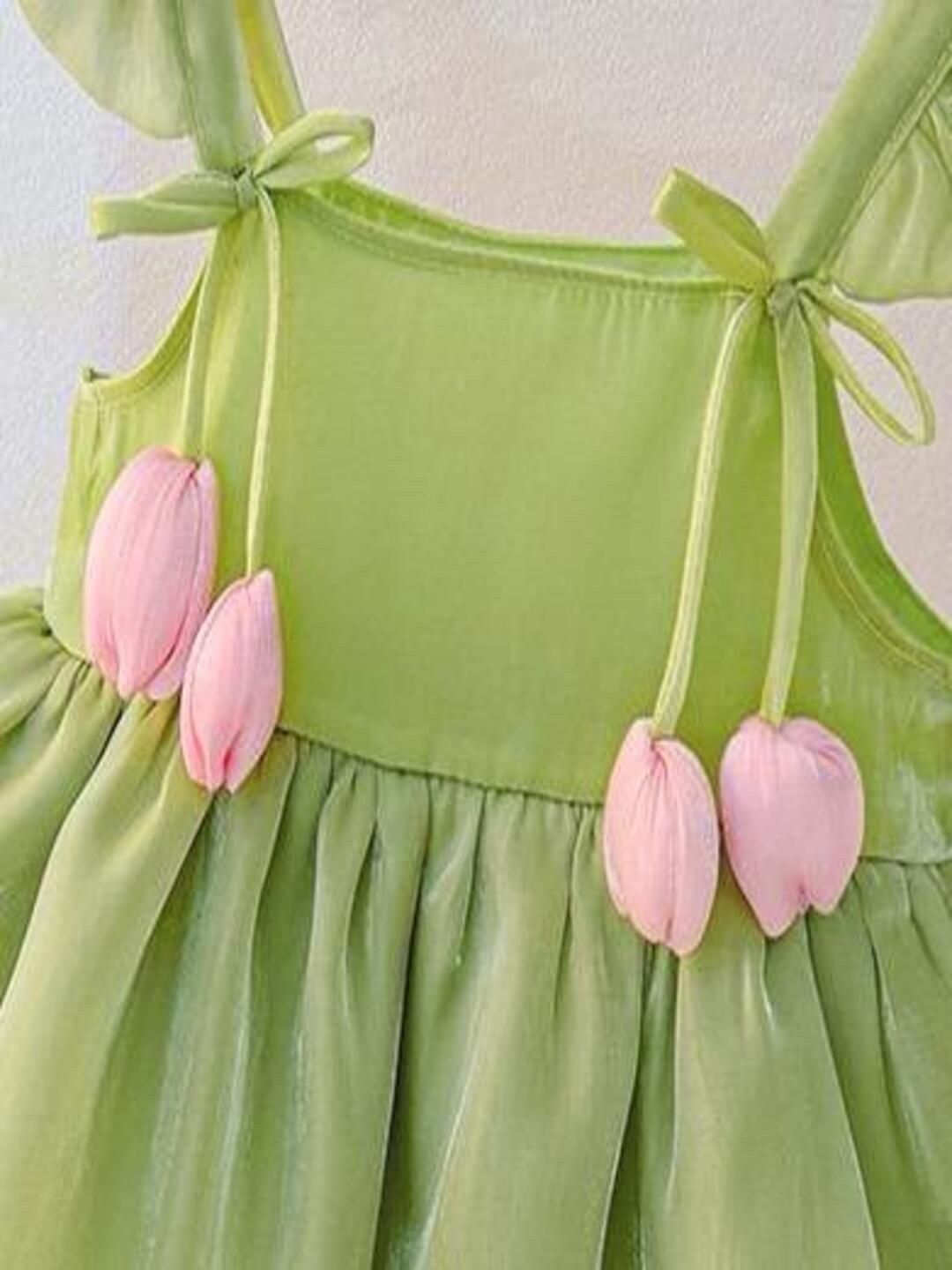 YK Floral A-Line Dress
