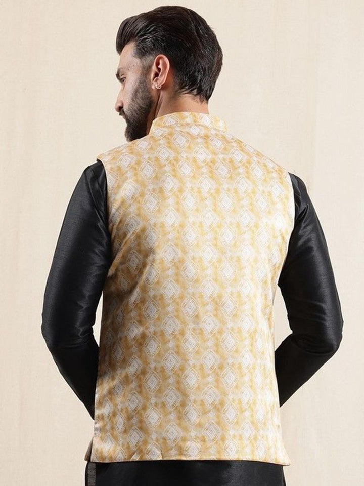 Jaket Nehru Bercetak Geometrik Anouk