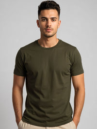 ADRO Short Sleeves Cotton Regular Fit T-shirt