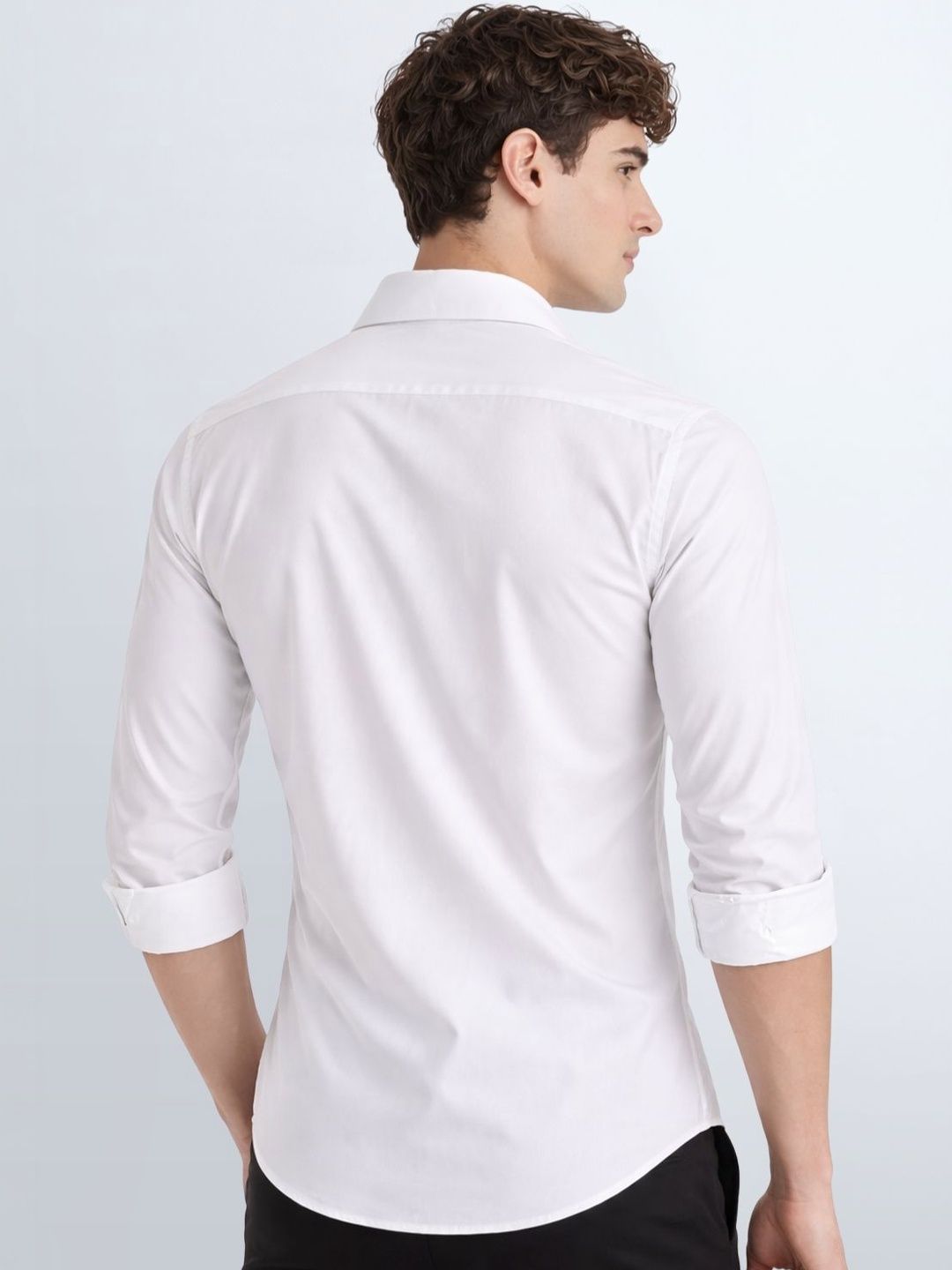 ADRO Spread Collar Baju Satin Standard