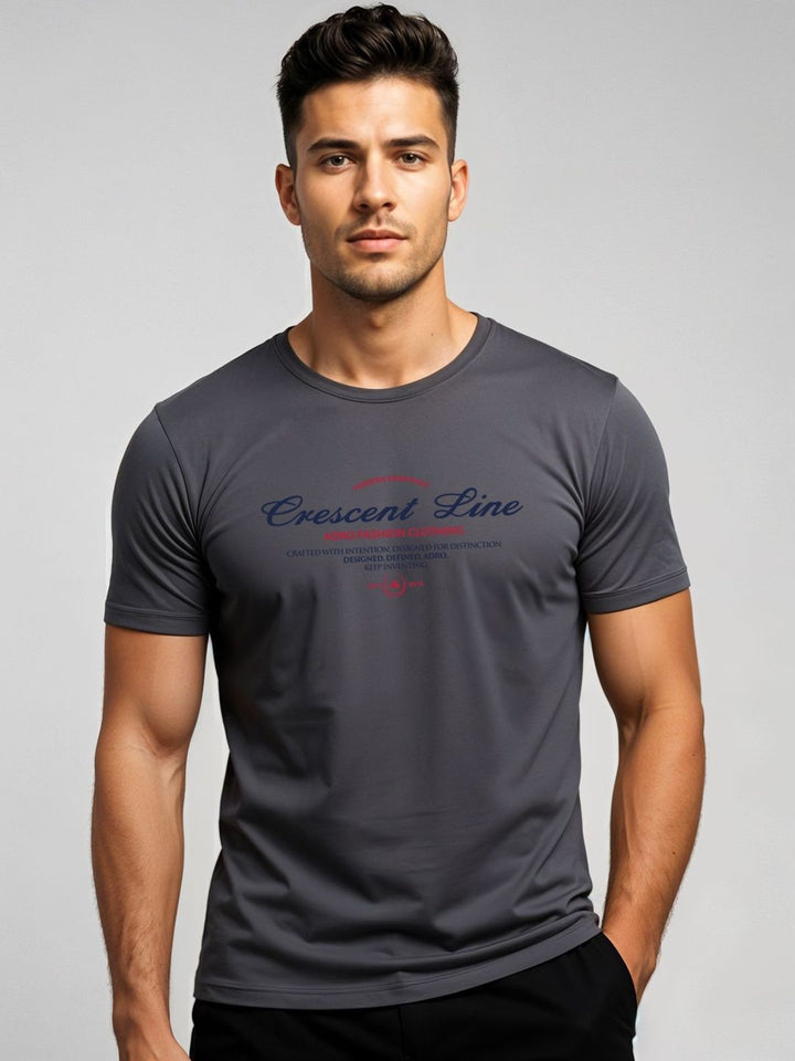 ADRO Men Cotton Regular Fit Printed T-shirt