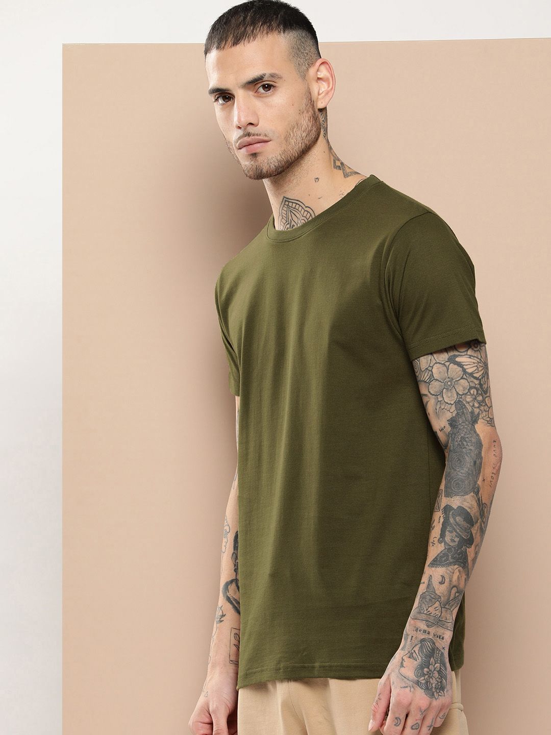 Difference of Opinion Men Pure Cotton T-shirt