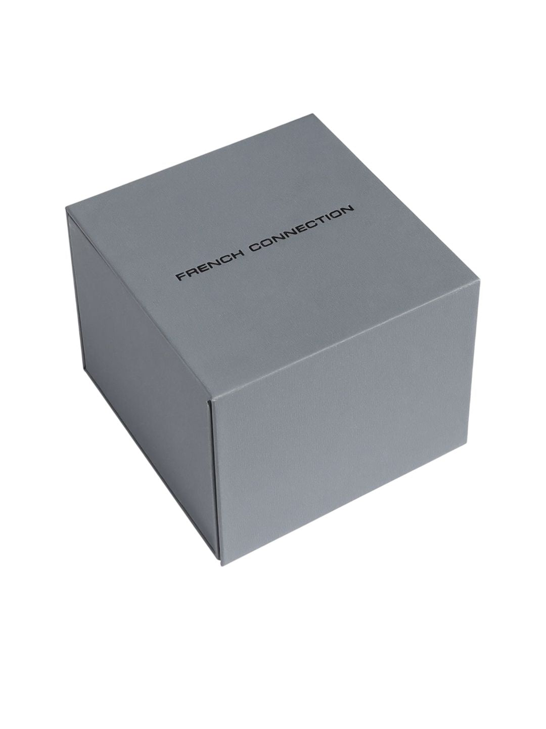 French Connection Women Embellished Dial & Stainless Steel Bracelet Style Straps Analogue Watch FCB7TM